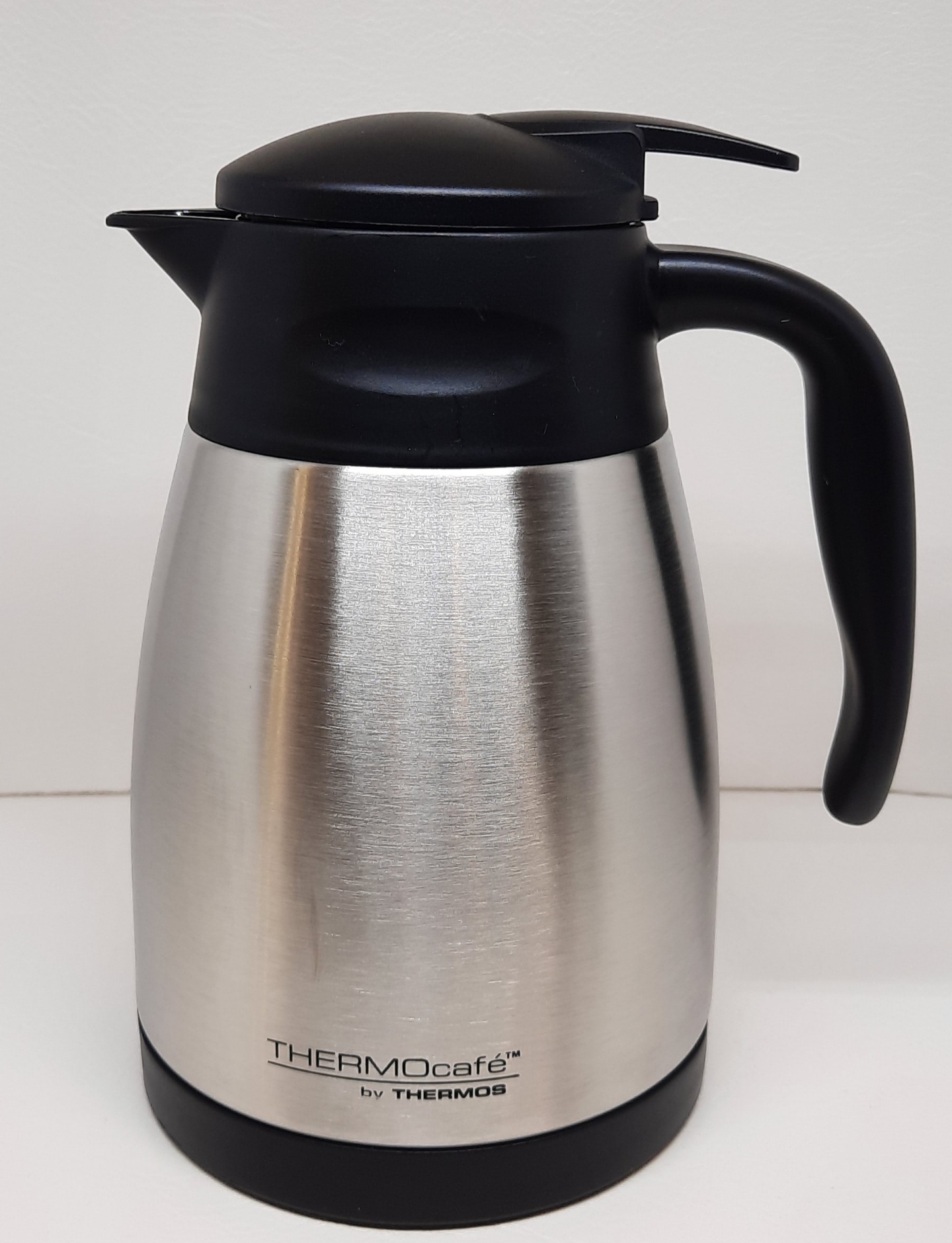 Isolierkanne Thermo Cafe Edelstahl 1 Liter doppelwandig,Thermos 