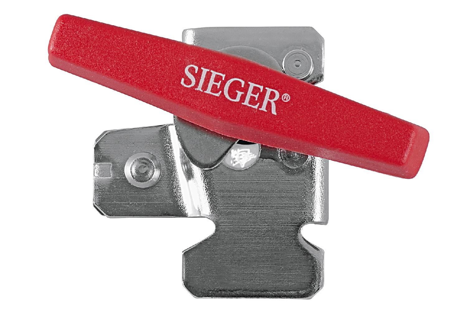 Dosenöffner Sieger-Boy Kunststoff / Stahl,Transportrad und Schneidmesser 