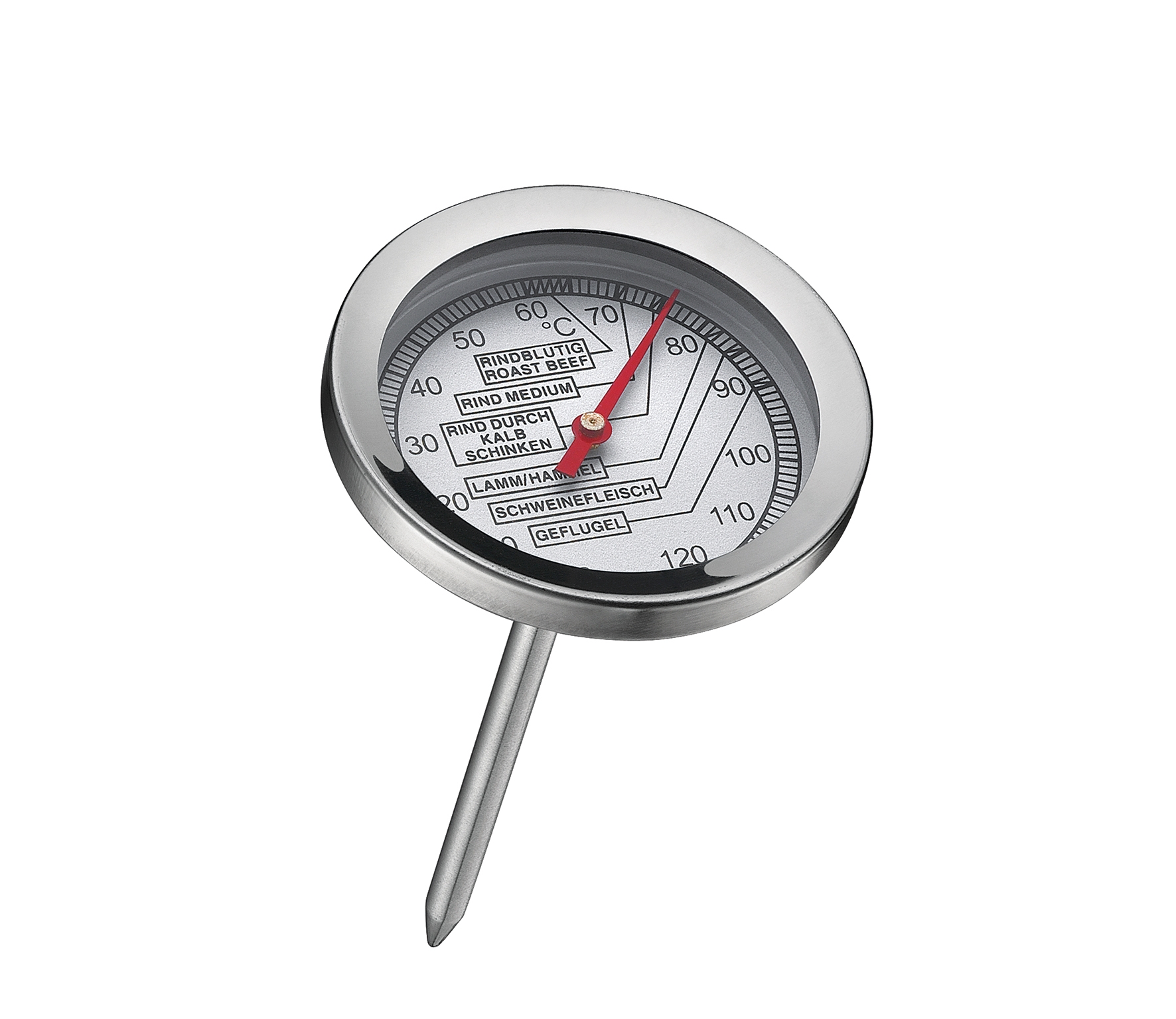 Braten-Thermometer Ø5,5cm Skala:0° - 120°C Kerntemperatur 