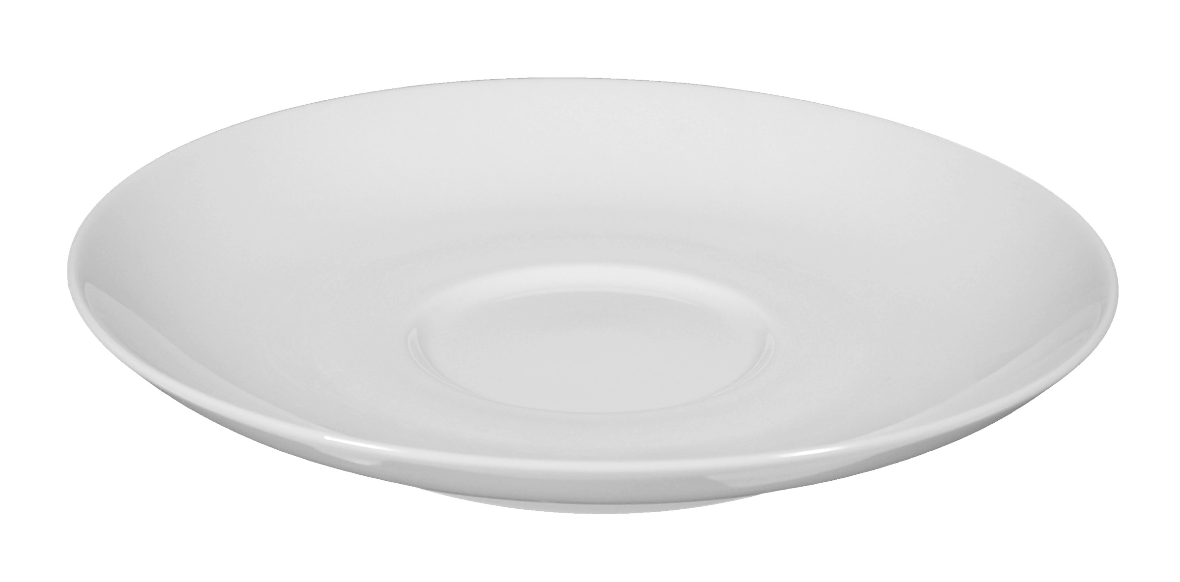 Rondo / Liane Untertasse zur Suppentasse 16 cm wei Schlichte Eleganz und fein weißes Porzellan 