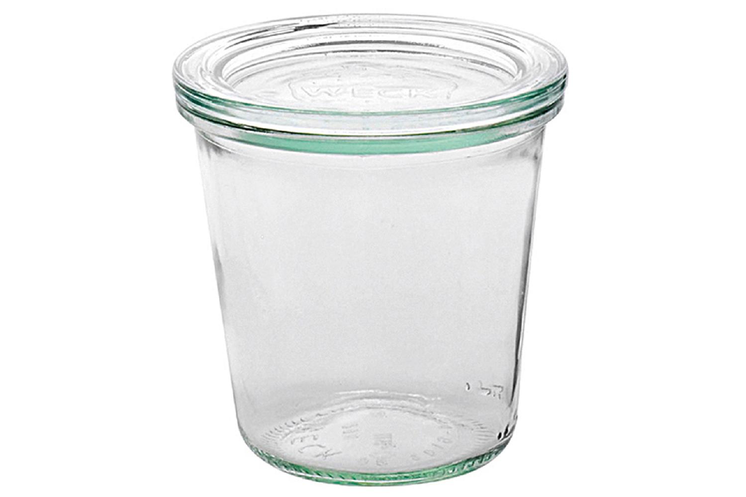 Sturzglas 290 ml, Ø 8 cm, H 9 cm  mit Deckel 