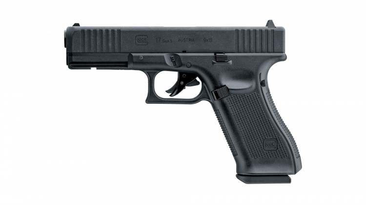 Glock 17 Gen 5, 4,5mm, CO2, 3,0 Joule Diabolo, 21 Schuss, mit Blow Back 