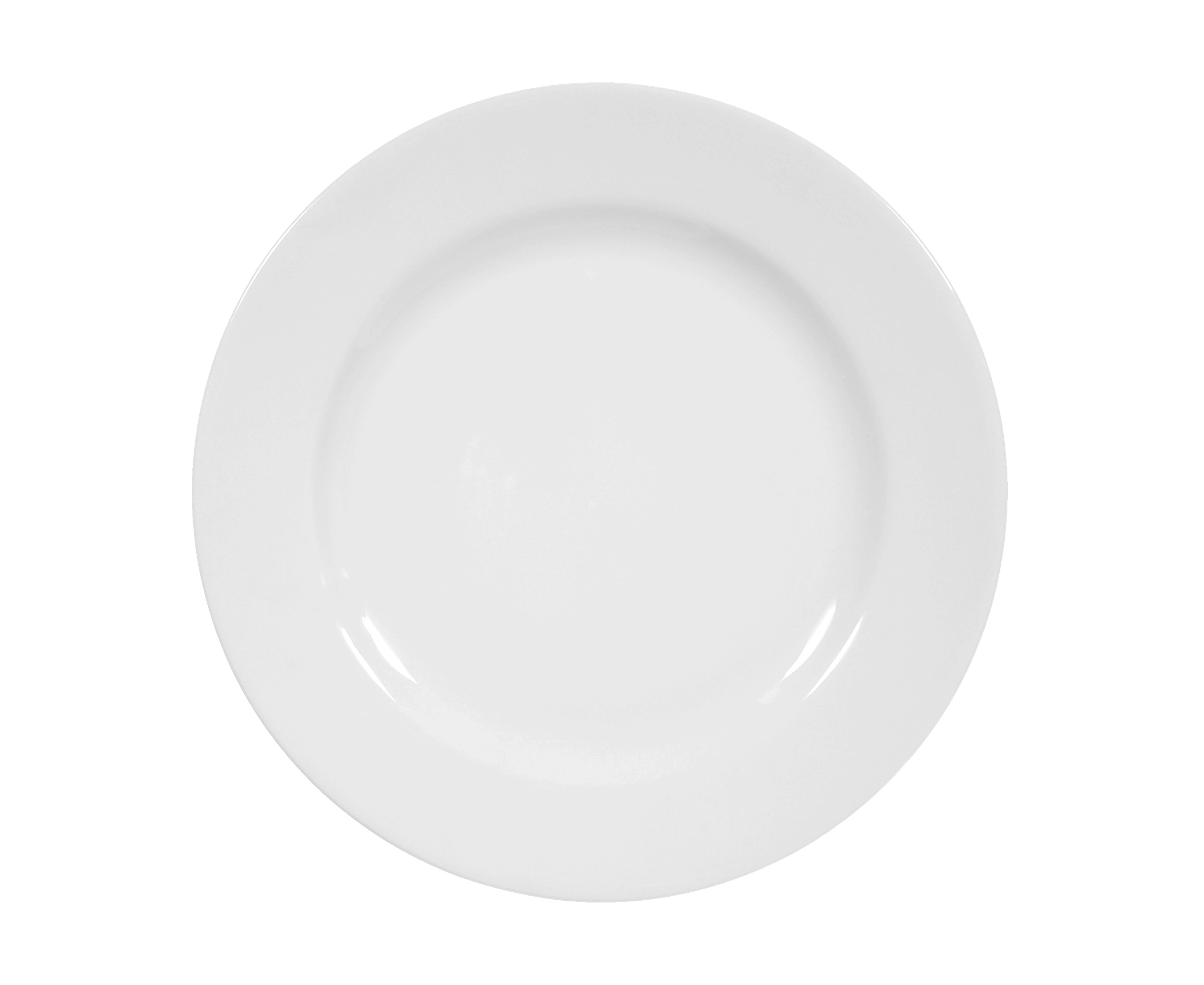 Rondo / Liane Frühstücksteller 20 cm weiß Schlichte Eleganz und fein weißes Porzellan 