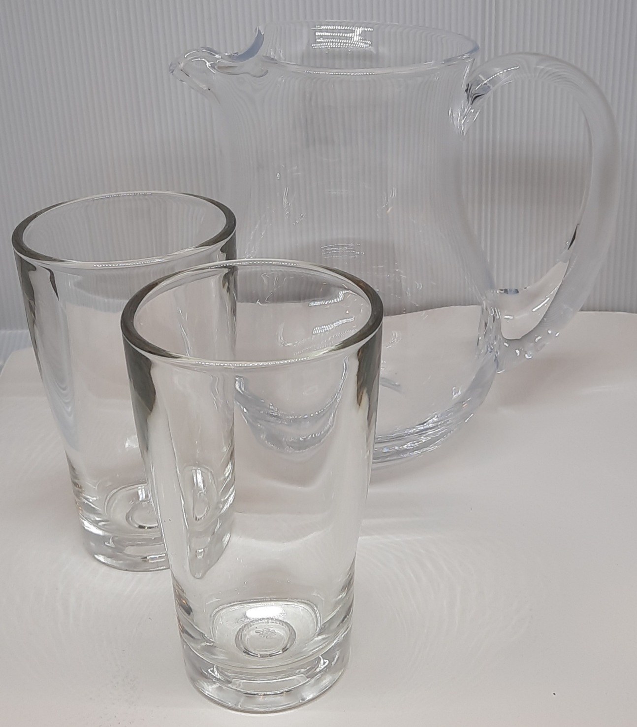 Wasserset 3Tlg. Basic, Karaffe und 2 Gläser 