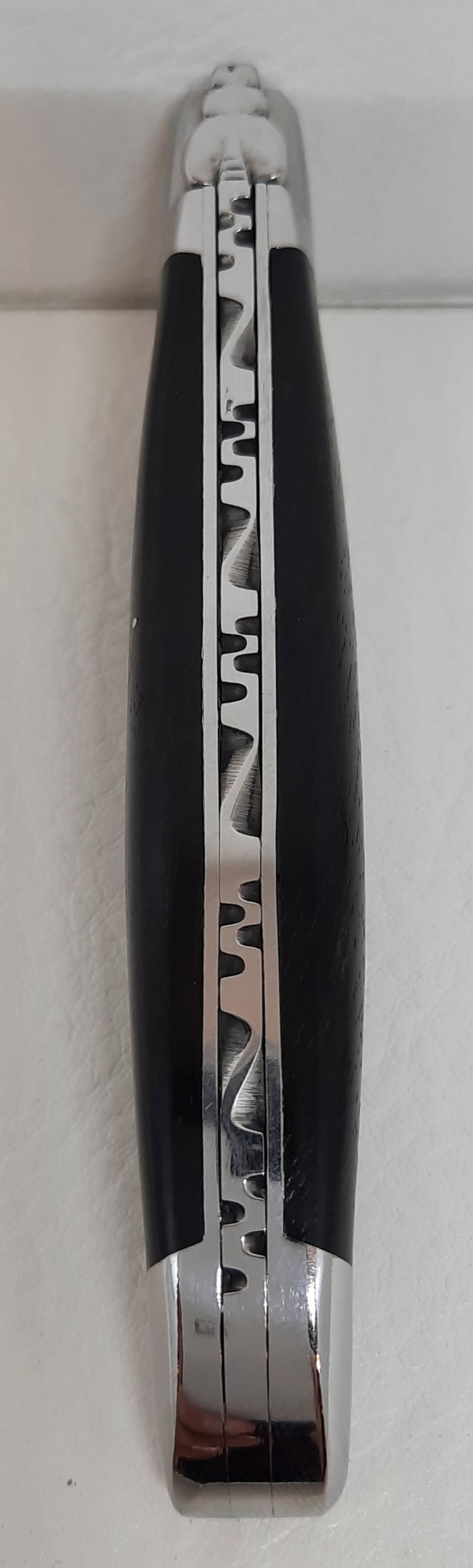 Laguiole Taschenmesser poliert Ebenholz 12 cm, Ebony, inox poliet 