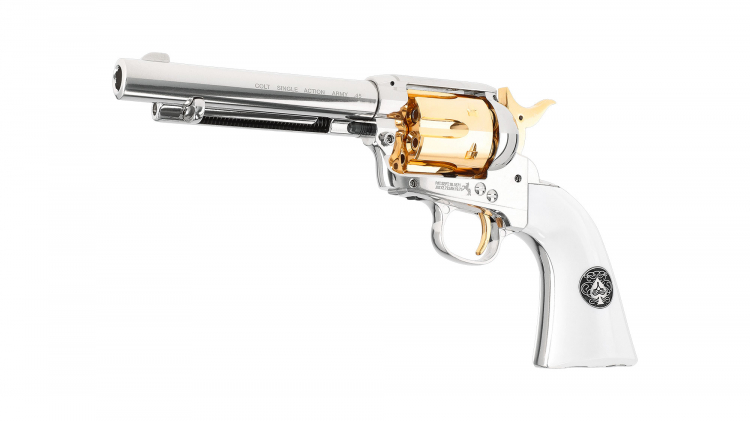 Colt Smoke Wagon SAA.45, Revolver 4,5mm BB, CO2 Single Action Army,120 mtr/sek,3,0 Joule,6 Schuss, 