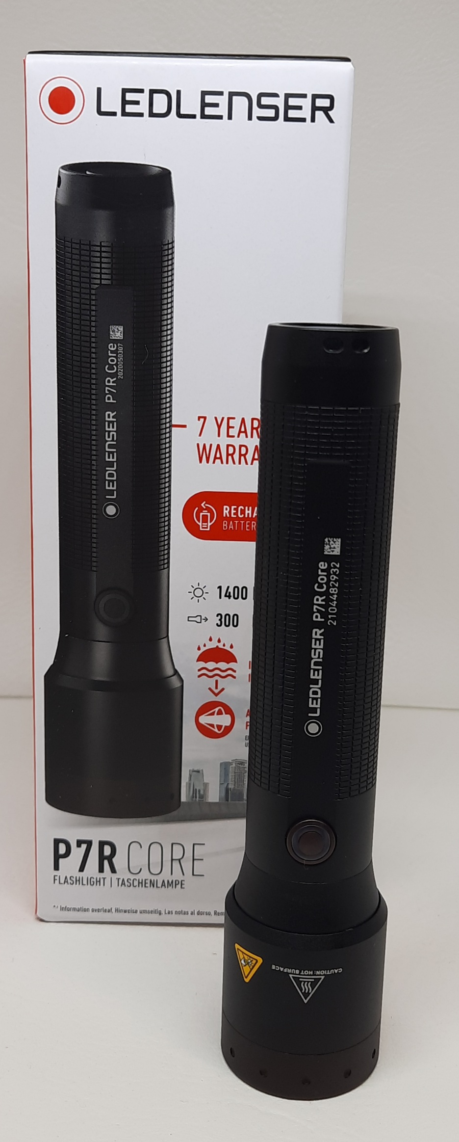 LedLenser P7R Core Taschenlampe Akku 1400 Lumen, 300mtr, Wasserdicht 