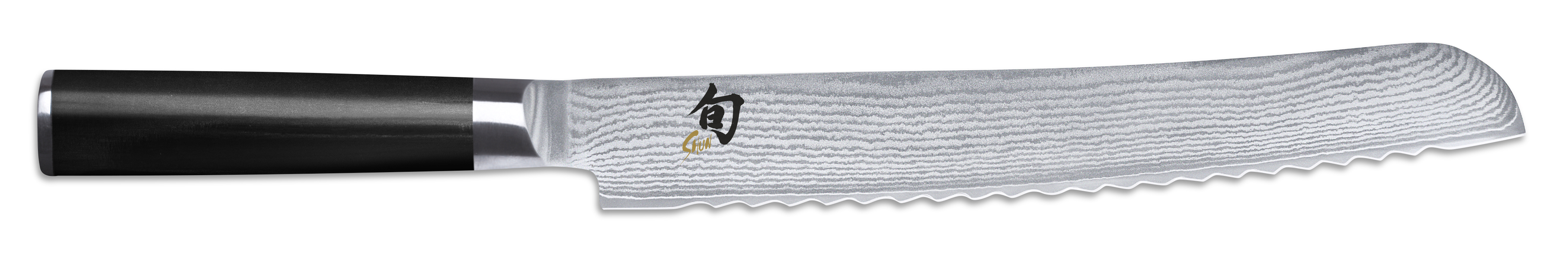 Brotmessser 23 cm KAI Shun Classic rostfreien Damaszener-Stahl mit 32 Lagen 