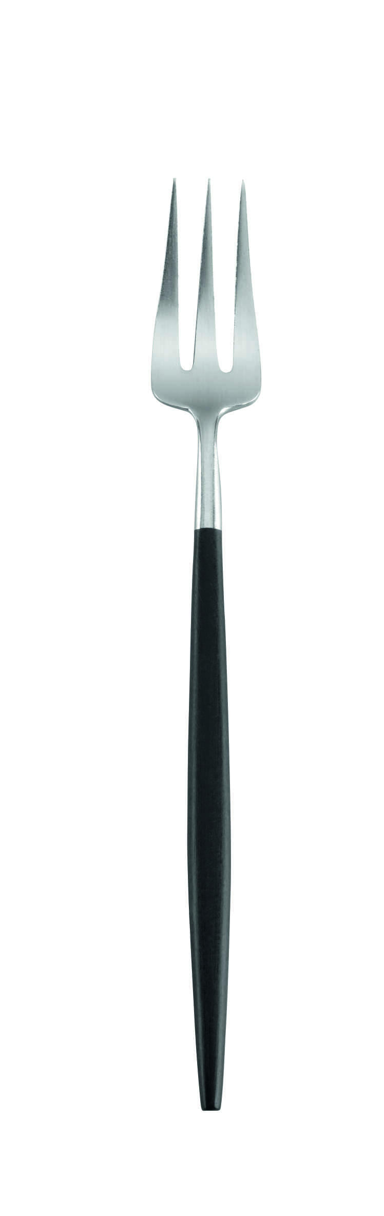 Kuchengabel GOA, schwarzer Griff 17cm  18/10 stainless steel matt ,Kunstharz schwarz 