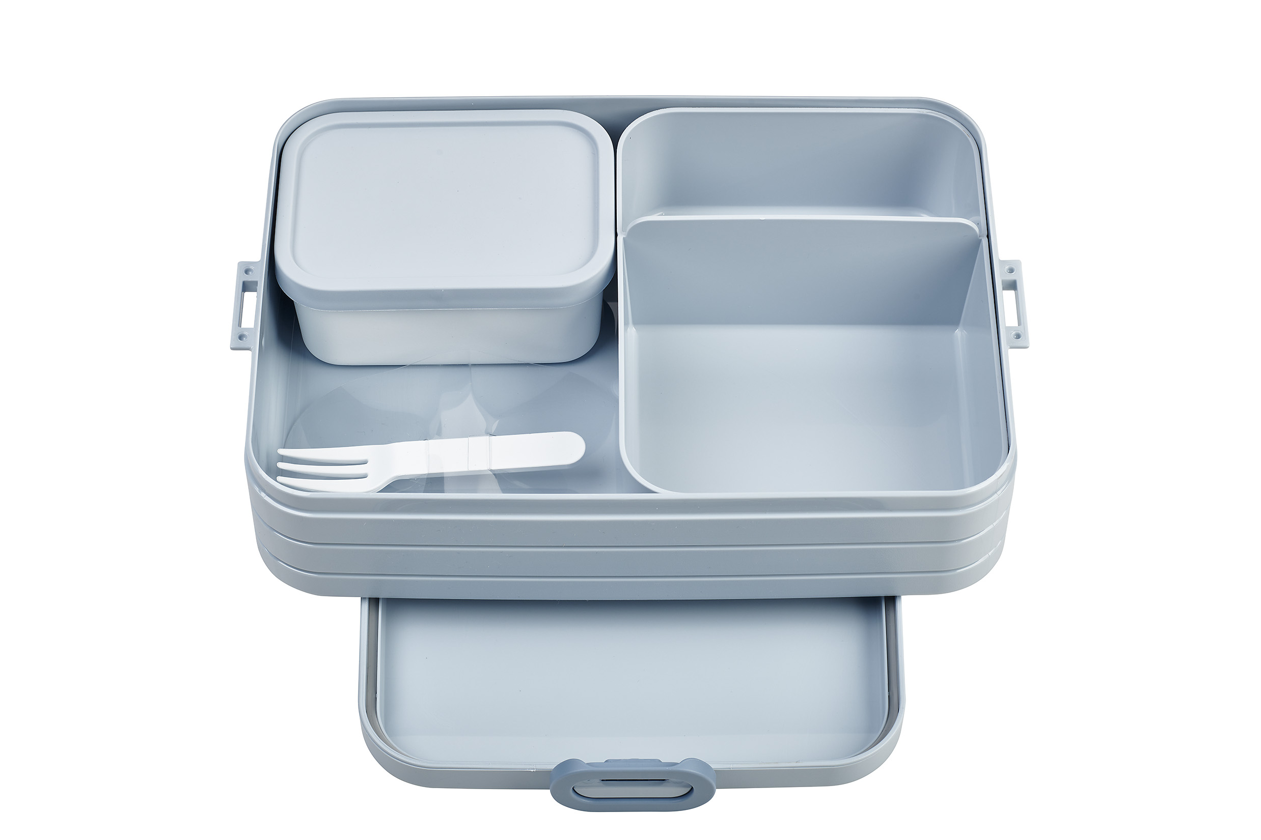 Bento Lunchbox take a break large - nordic blue incl.herausnehmbarer Bento-Einsätze&Snackgabel 