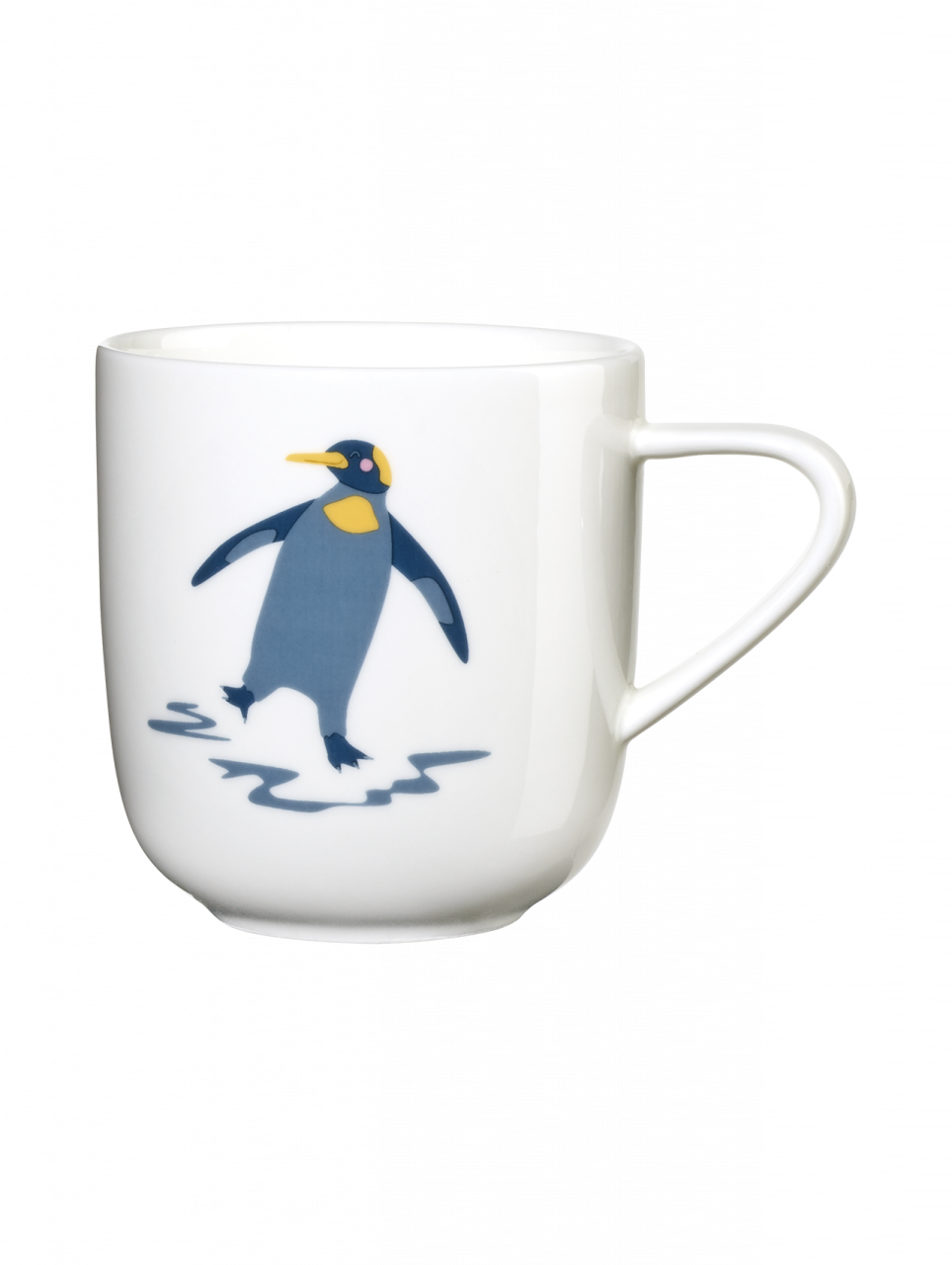 Henkelbecher, Pinguin Pepe D. 8 cm, H. 8,5 cm, 0,25 l.  