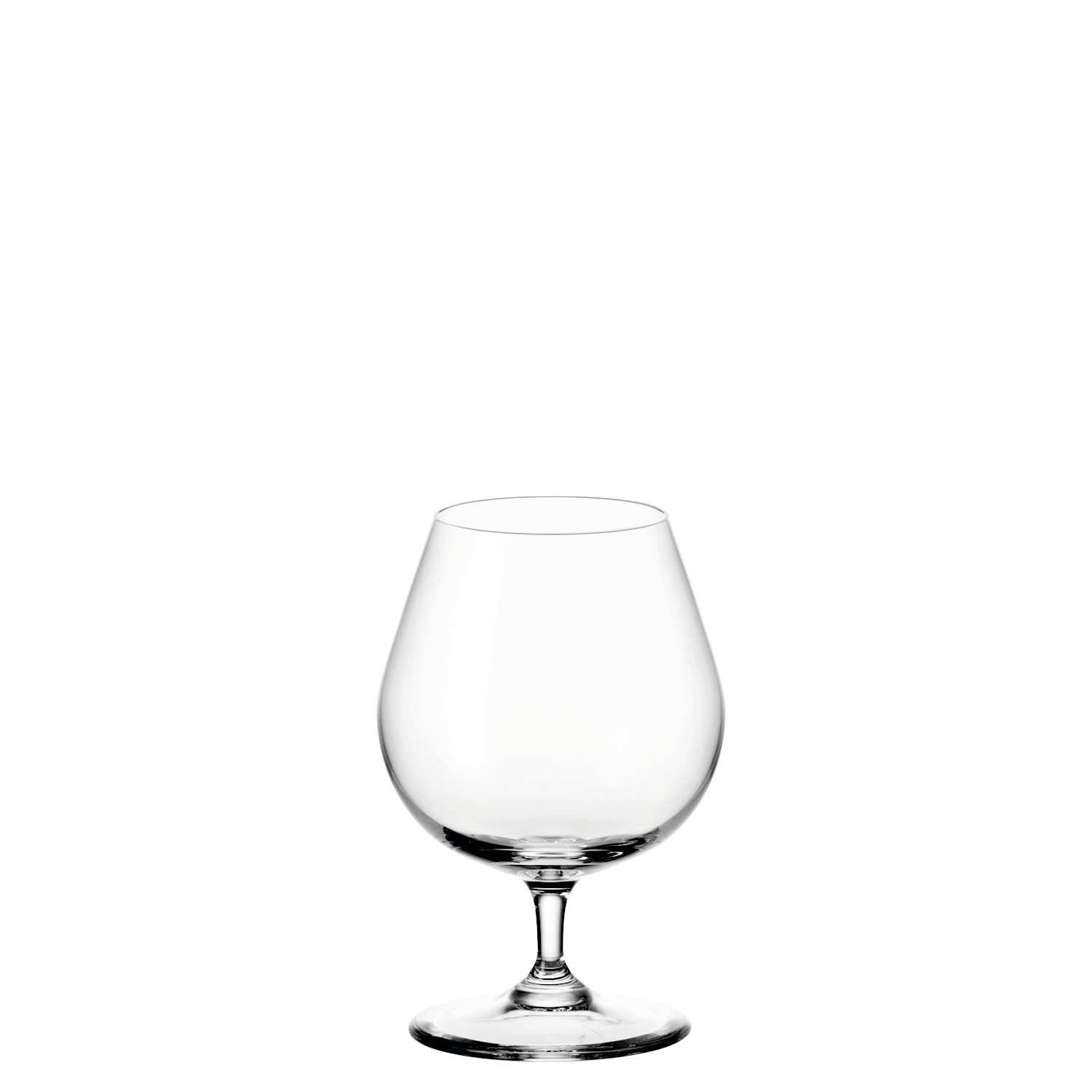  Cognacglas   Ciao+    Maße: 13,5 x 9 x 9 cm (HxBxT) 