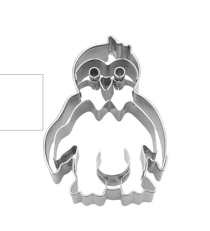 Präge-Ausstecher Pinguin 5,5cm Edelstahl , rostfrei , spülmaschinengeeignet 