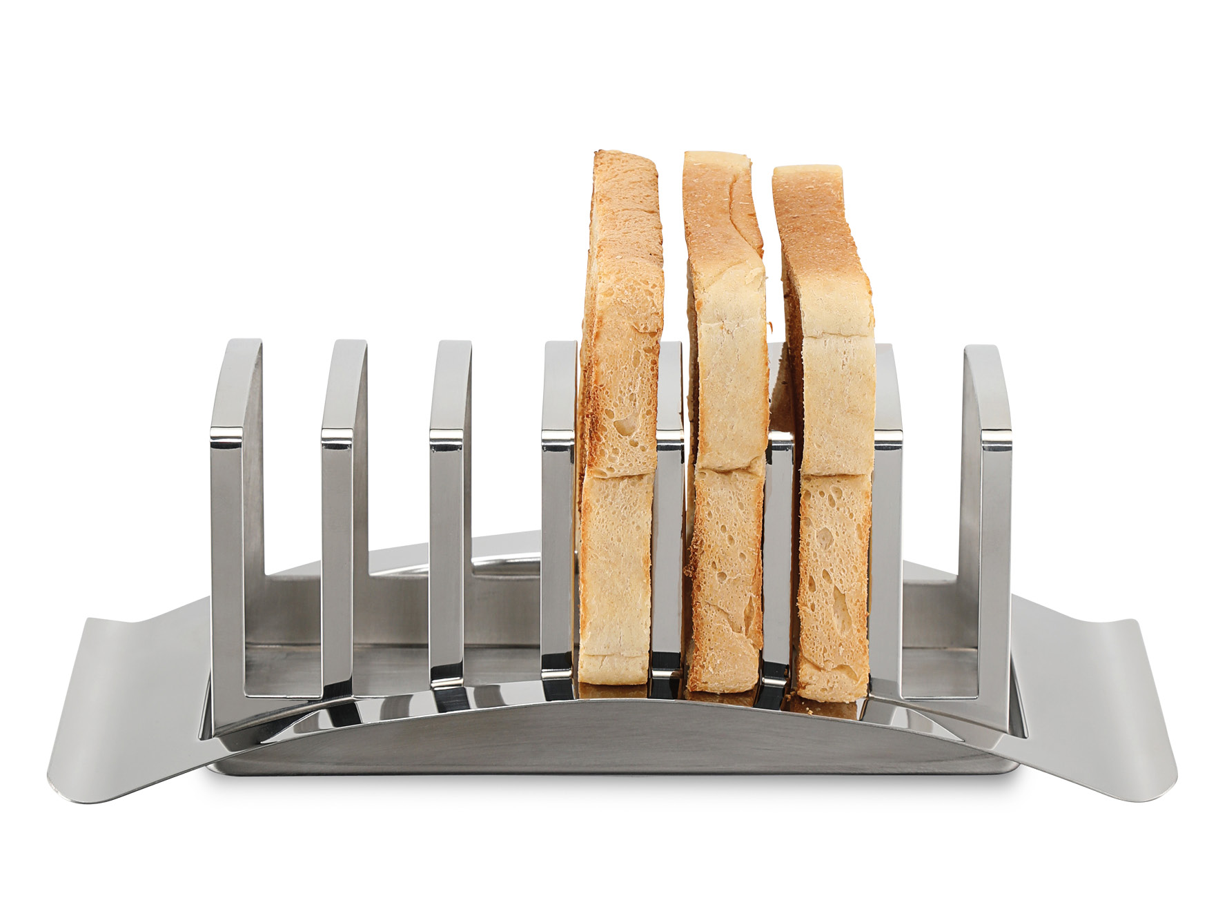Toastständer,geeignet für bis zu 7 Scheiben Krümel sammeln sich in Auffangschale. leicht 