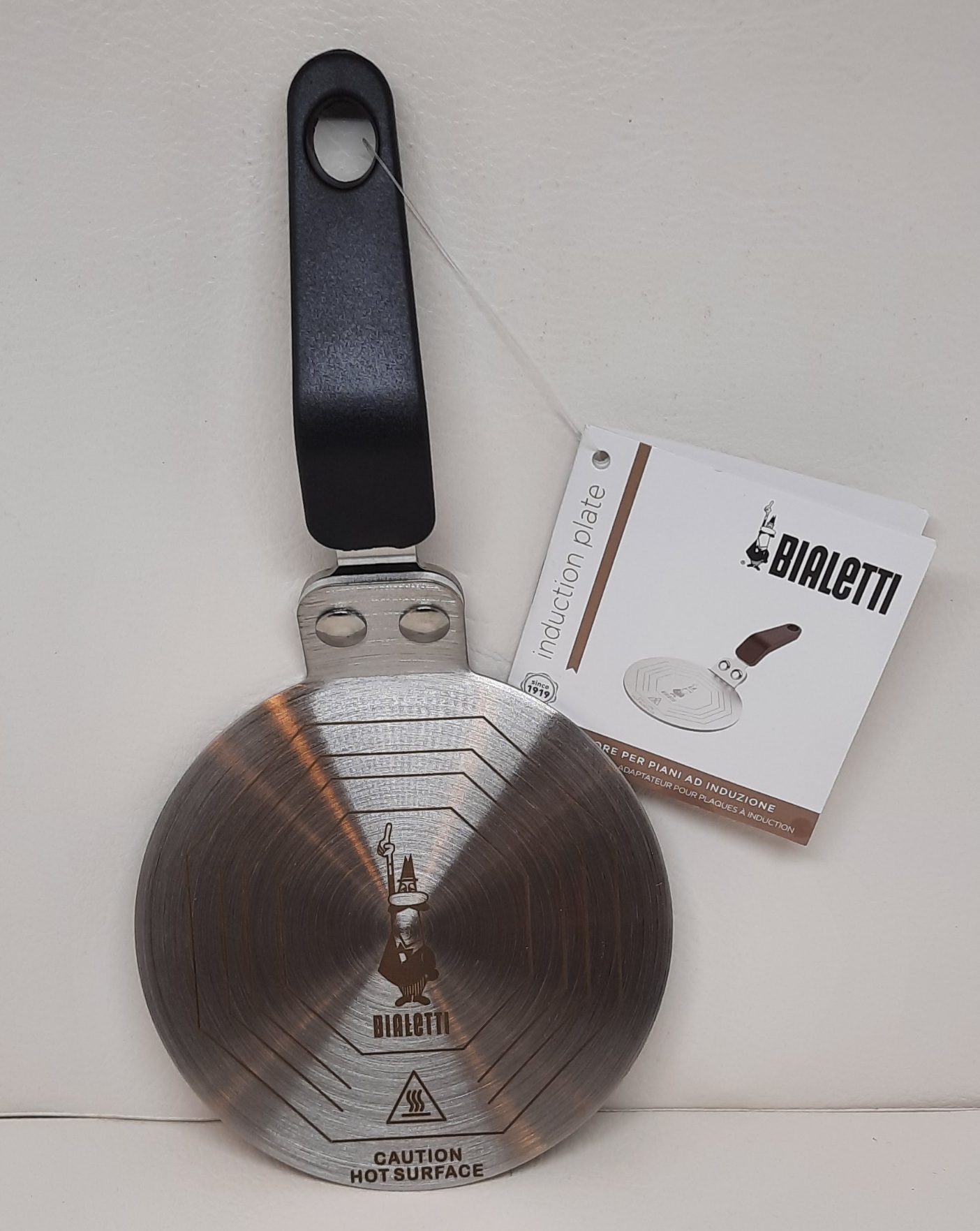 Bialetti Induktions Adapterplatte 13cm Innovative Adapterplatte für klassischen  Bialetti 