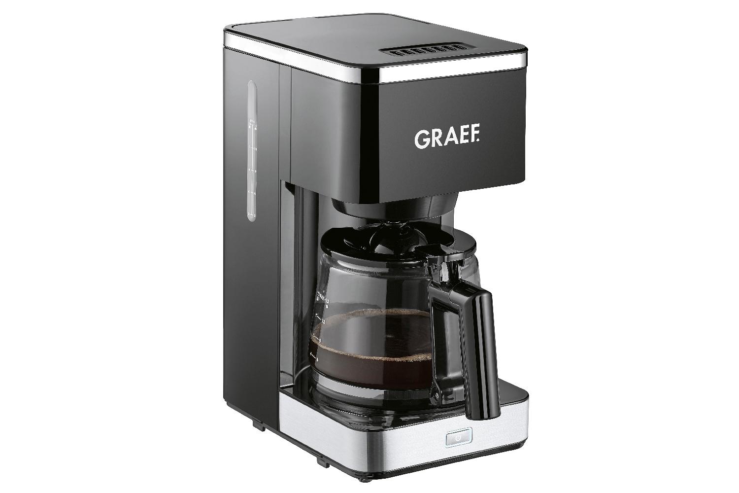 Graef Filter Kaffeemaschine Fassungsvermögen 1,25  10 große oder 15 klene Tassen automatische Abschaltfunktion, Vorbrühfunktion