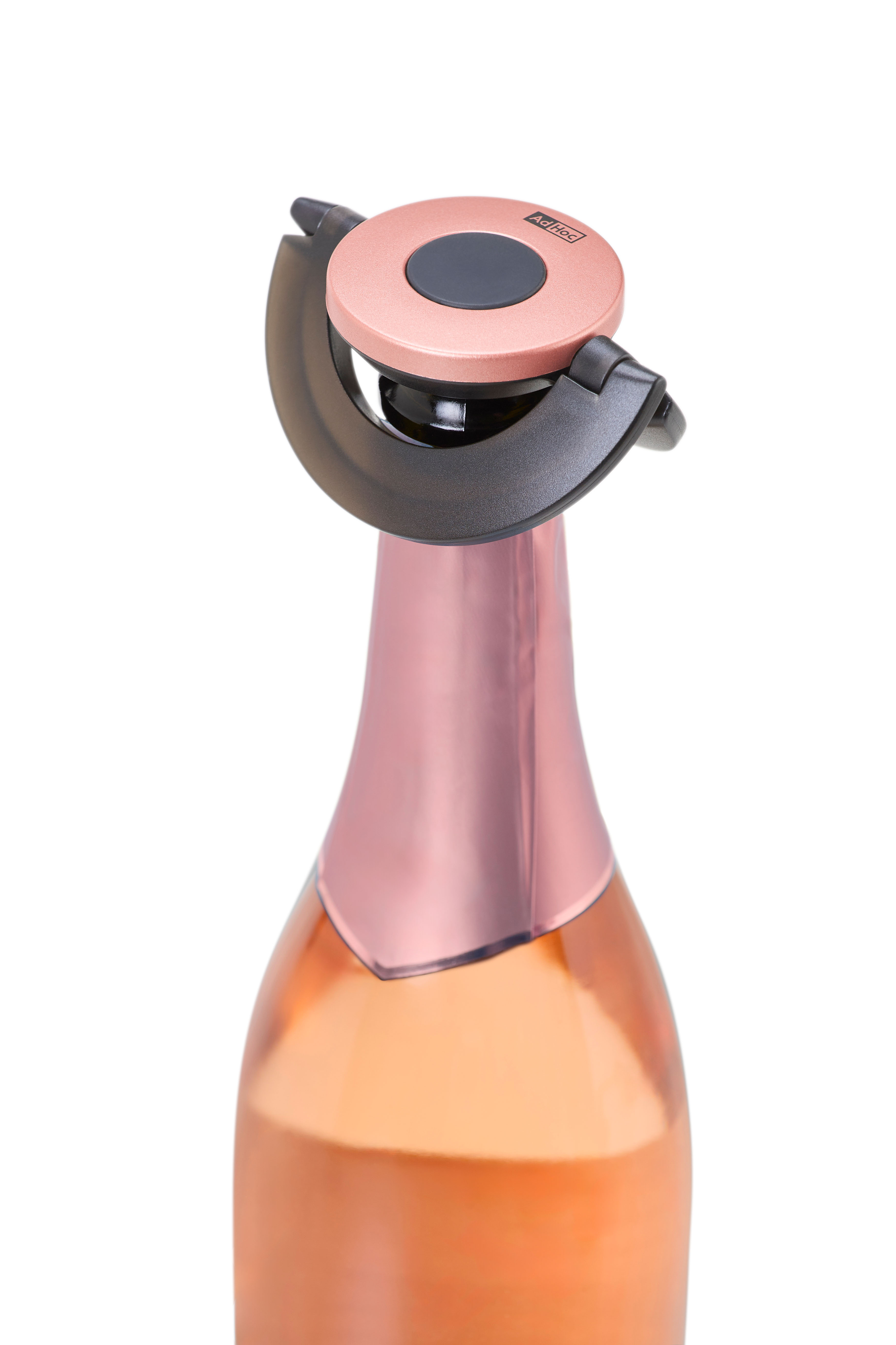 Sekt- / Champagnerverschluss Gusto, black&rosé 