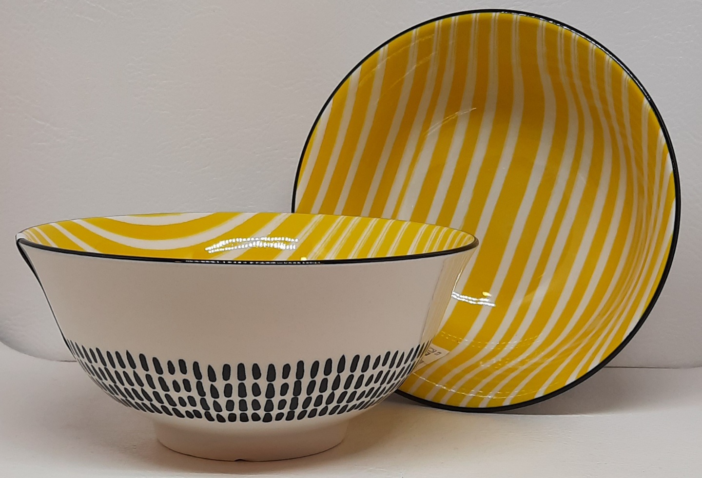 Müslischale Bowl dot and stripe  