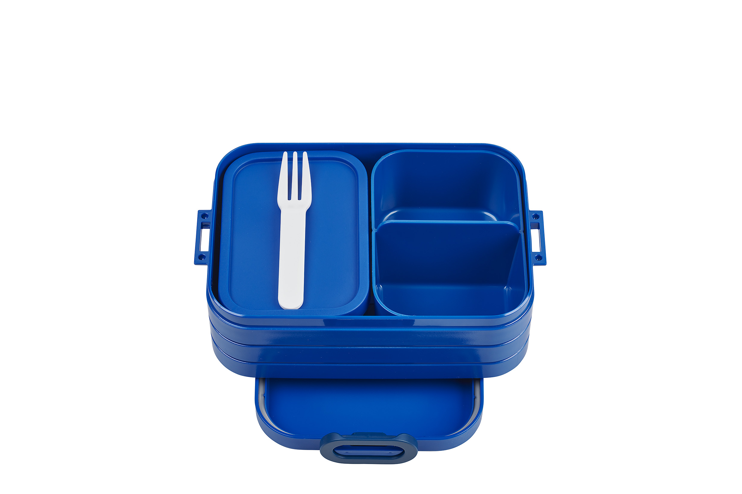 Bento Lunchbox take a break midi -vivid blue Incl.herausnehmbarer Bento-Einsätze &Snackgabel 