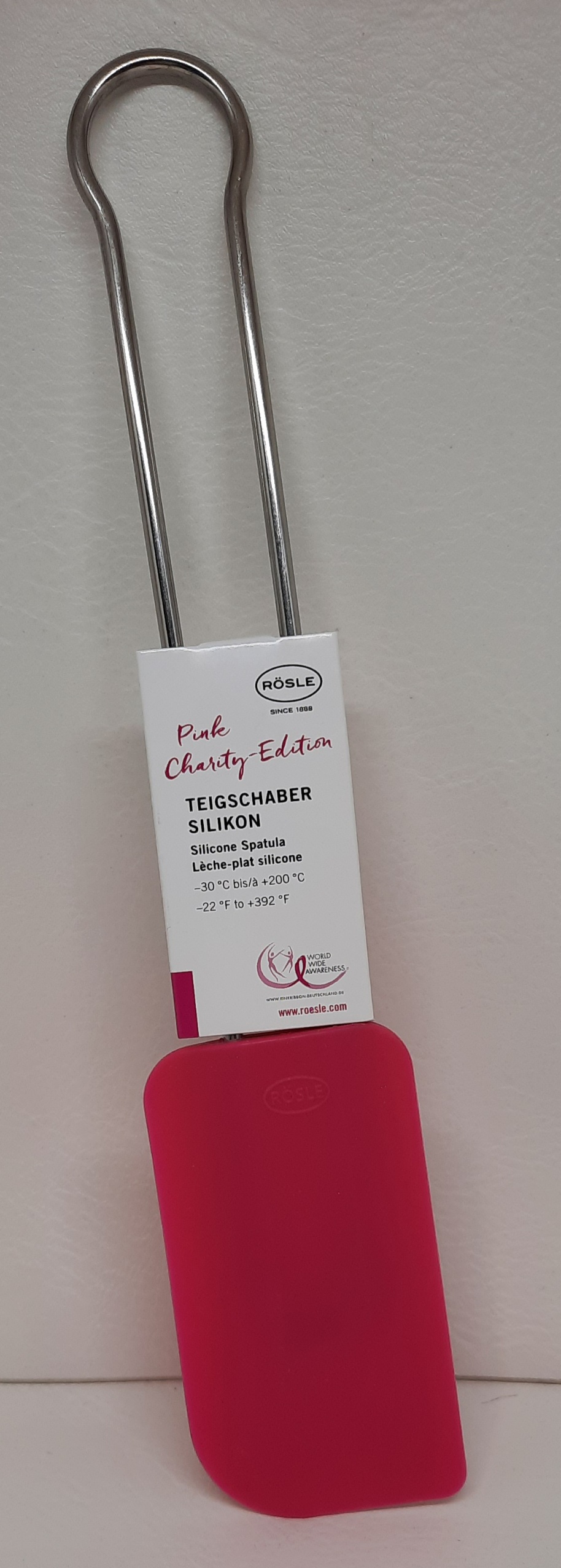 Teigschaber Pink Charity Edition 26cm breit -30°C bis +230°C 