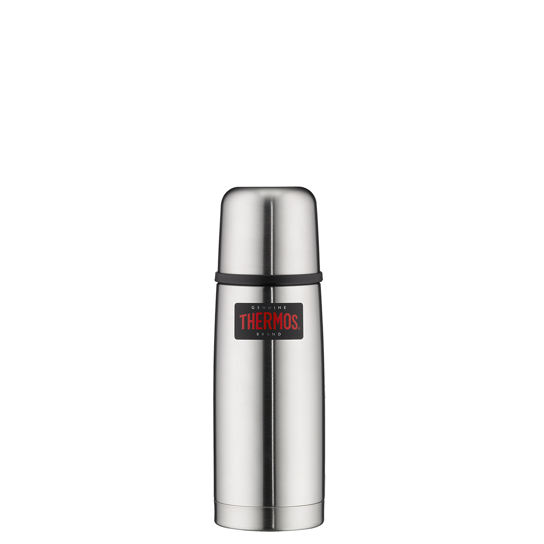 Isolierflasche -Light & Compact- 0,35 Liter, Edelstahl mattiert,doppelwandig,Thermos 