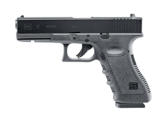 Glock 17, 4,5mm Diabolo od Steel BB´s, CO2,  3,0Joule, 130mtr./sek, 8 Schuss, Blowback,  