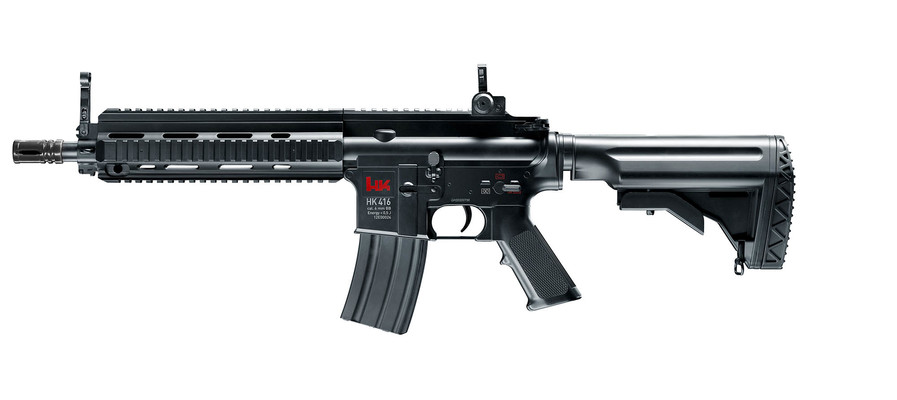 HK Softair HK416C CQB, 6mm,AEG, 0,5Joule,Full-Auto elektr., 300 Schuss, empf.BB´s 0,12g-0,20g,  incl.Akku & Ladegerät,