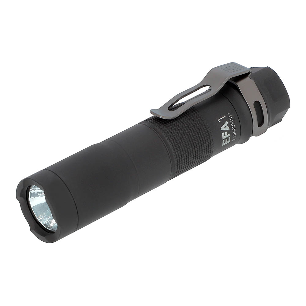Walther EFA1 Taschenlampe 150 Lumen Flashlight BLK, 45 mtr, 2h Leuchtdauer 