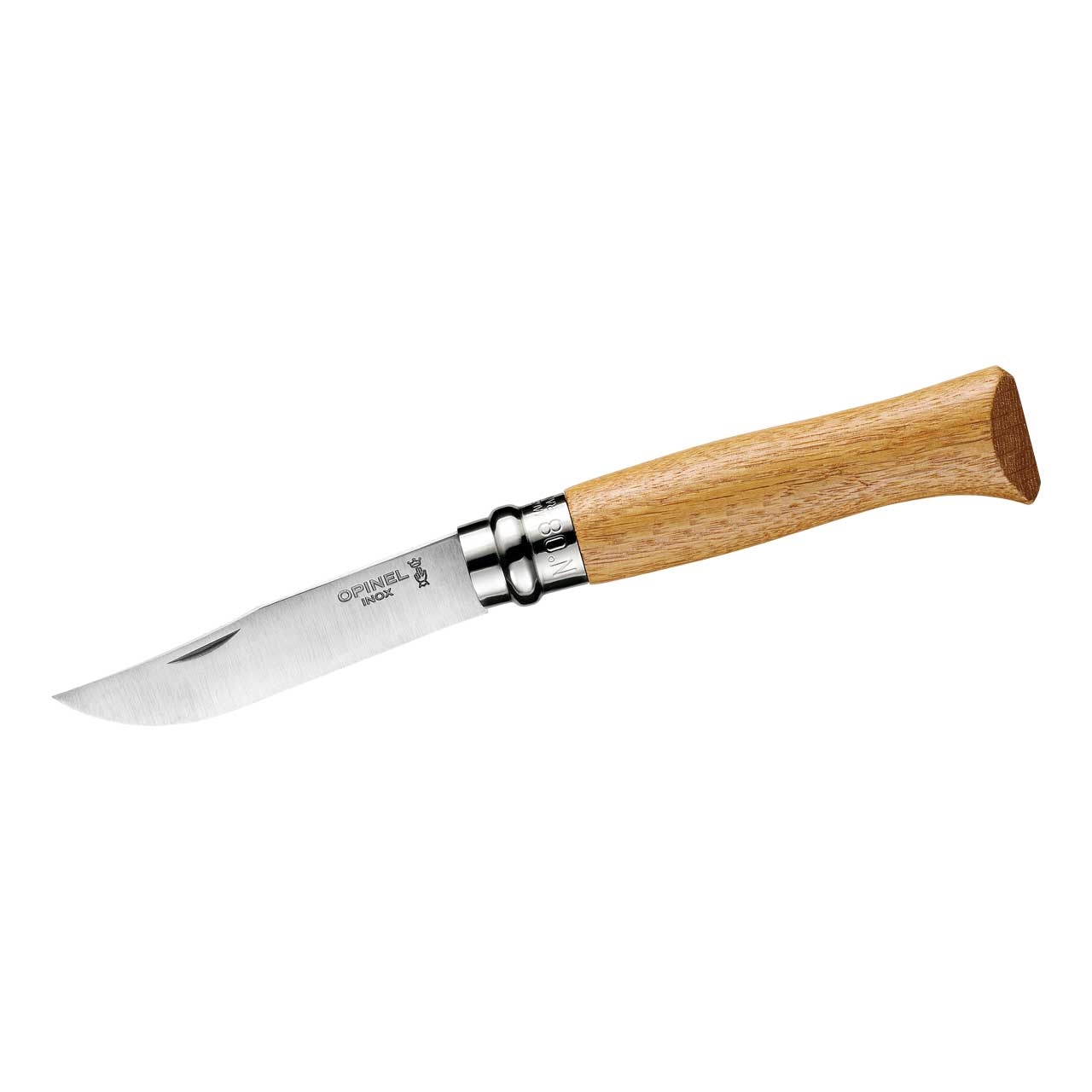 Opinel-Messer, Eiche, rostfr. Gr. 08 Die Klinge ist rostfrei und wird mit,Klinge 8,5cm 