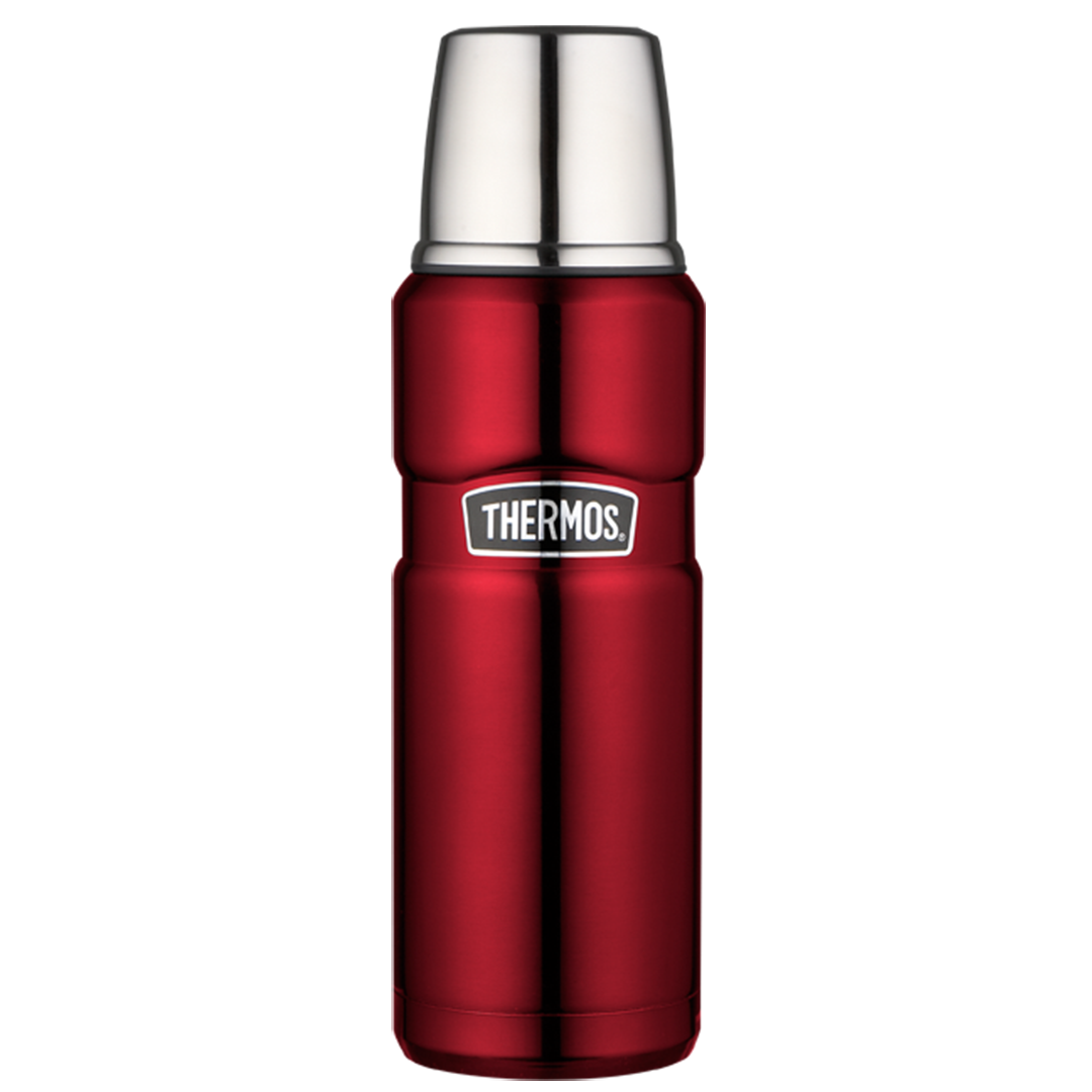 Isolierflasche ''Stainless King'', 0,47 Liter cranberry,doppelwandig,Thermos 