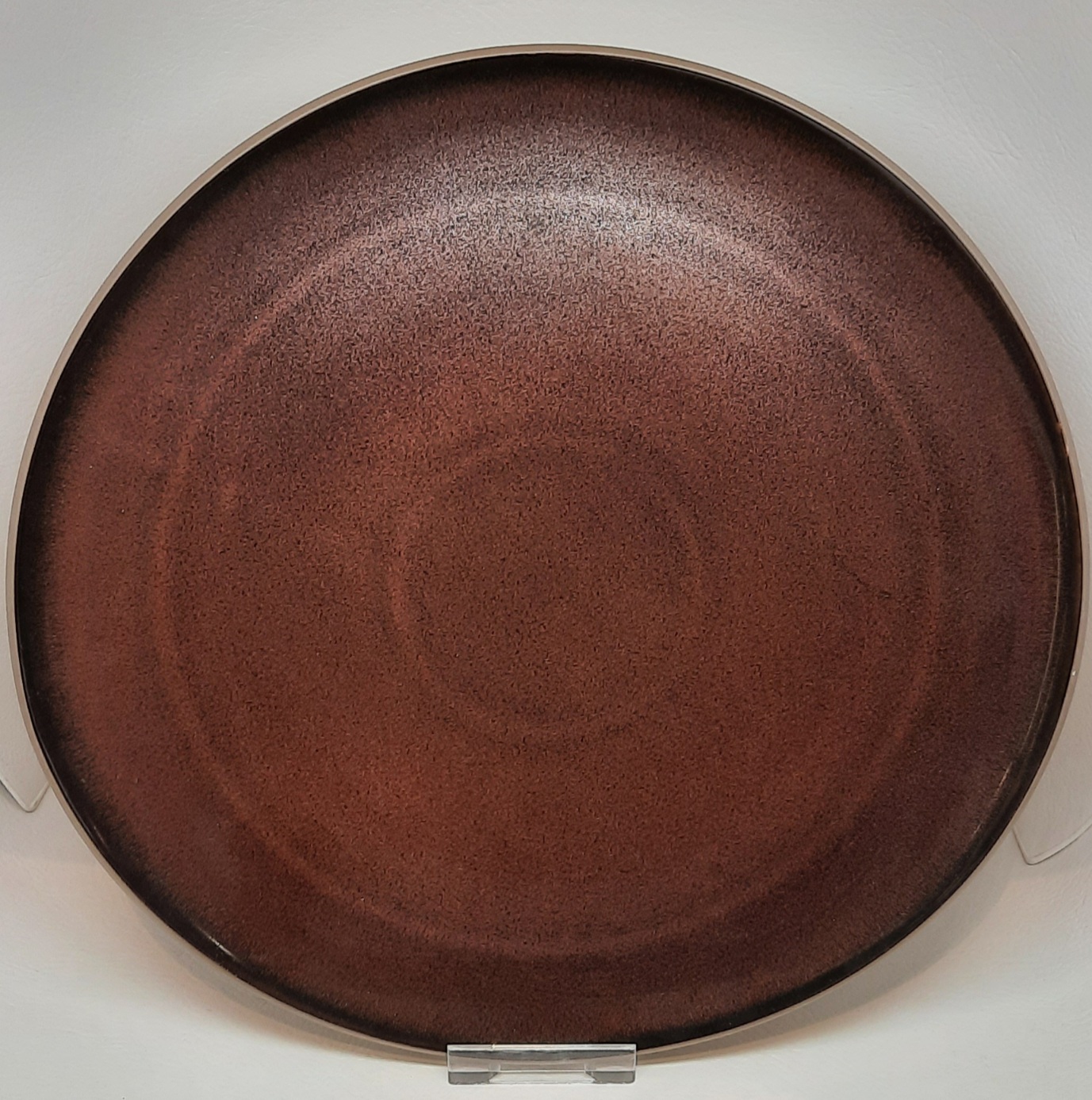 Teller flach Junto Bronze 30cm Platte 