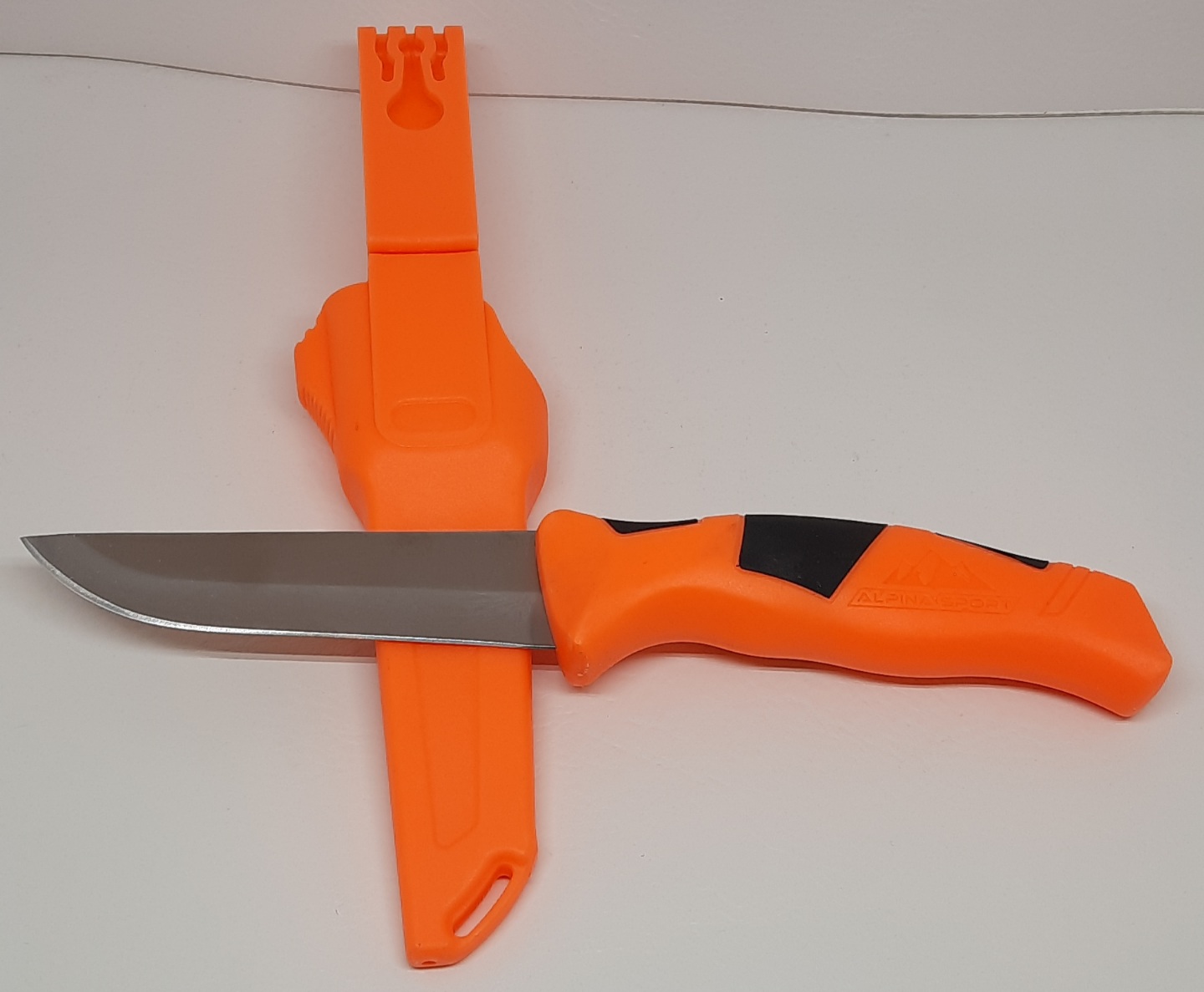 Messer festst.orange Alpina 