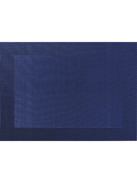 Tischset, deep blue 46 x 33 cm, mit gewebtem Rand 