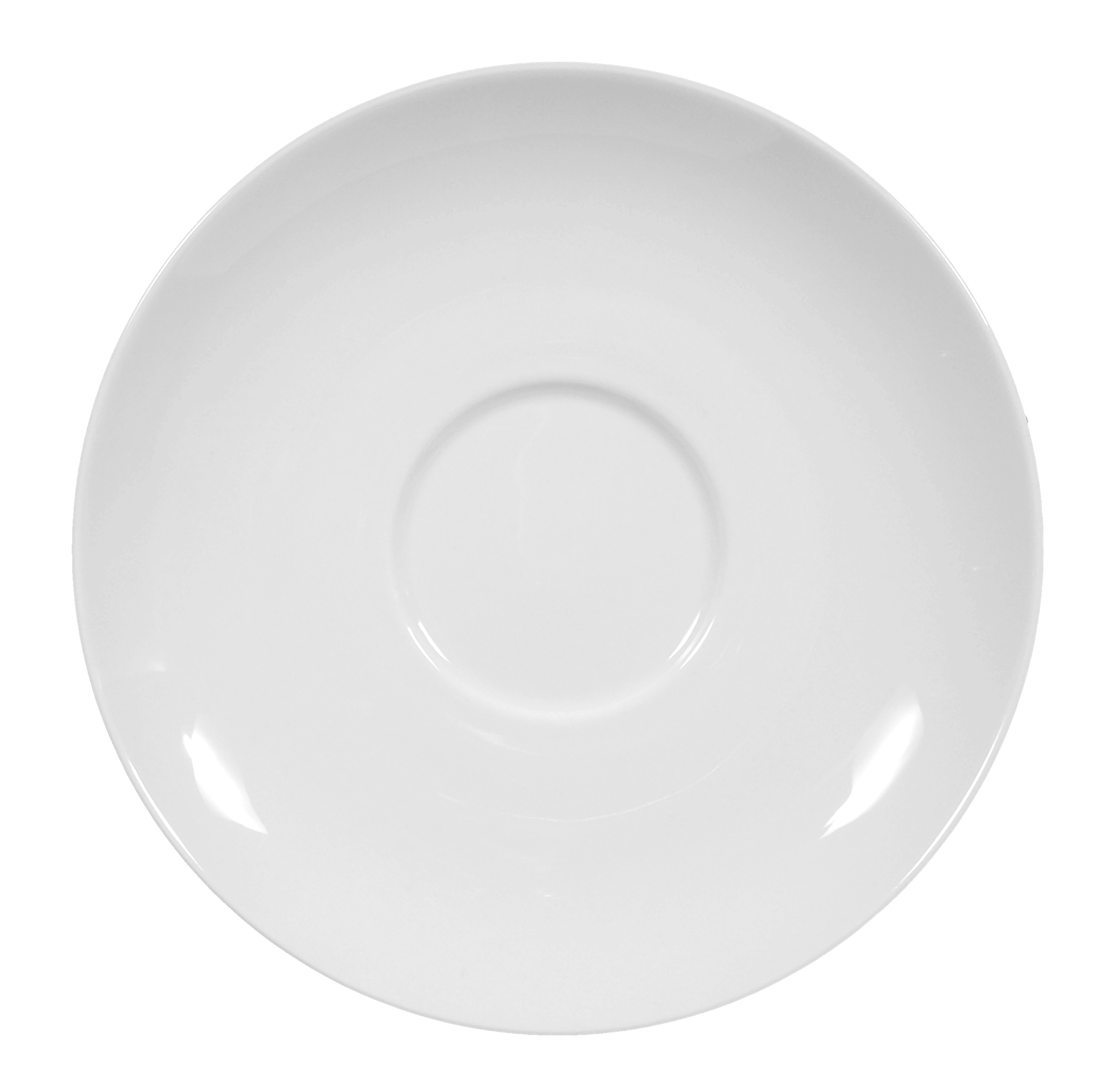 Rondo / Liane Untertasse zur Suppentasse 16 cm wei Schlichte Eleganz und fein weißes Porzellan 
