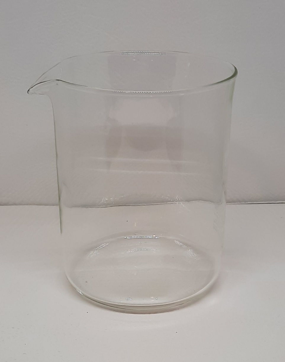 Ersatzglas zu Kaffeebereiter 4 Tassen, mit Ausguß 0.5 l, ø 9.6 cm, Höhe 12.5 cm 