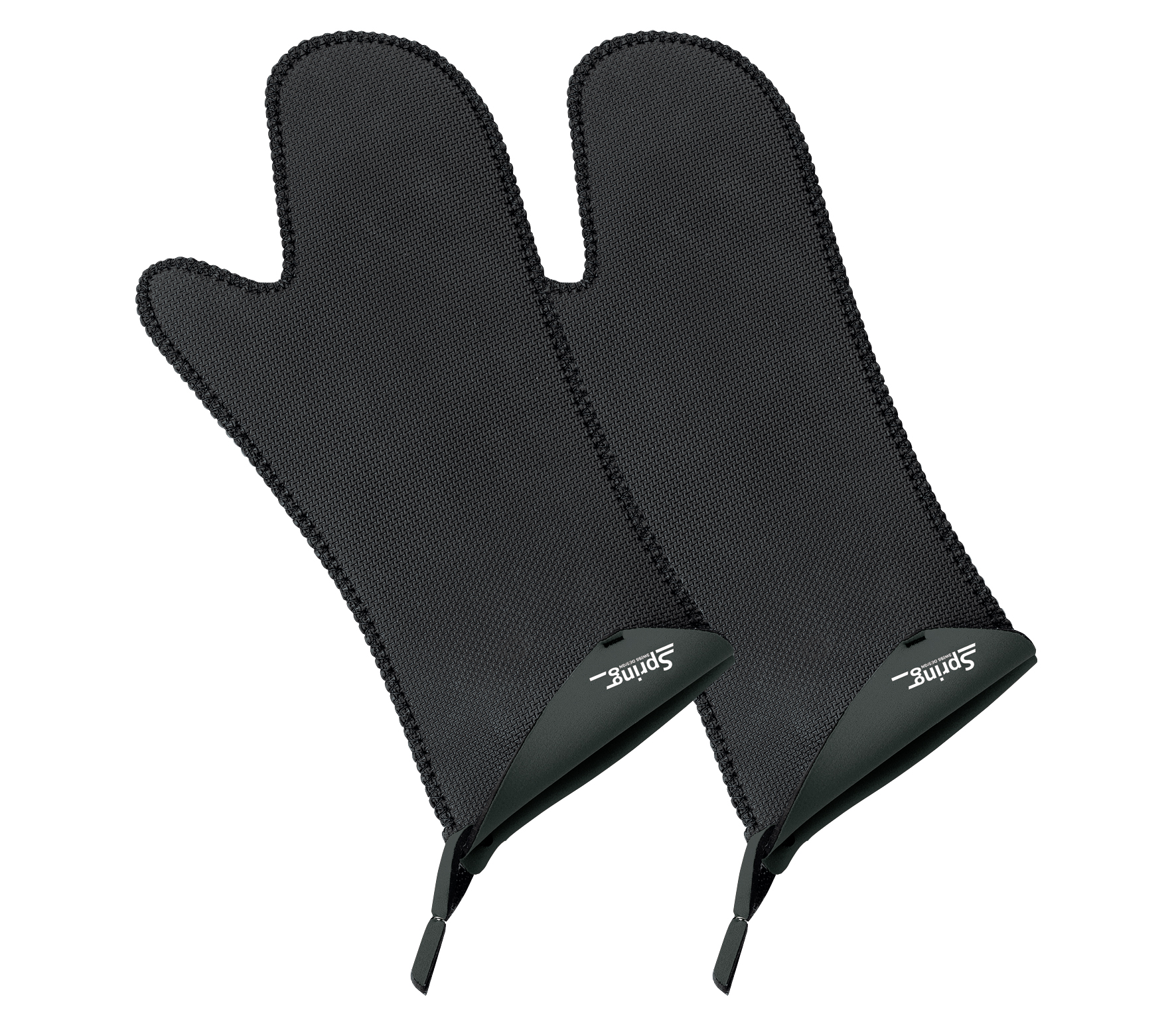 Handschuh lang schwarz 1 Paar Backofenhandschuh 
