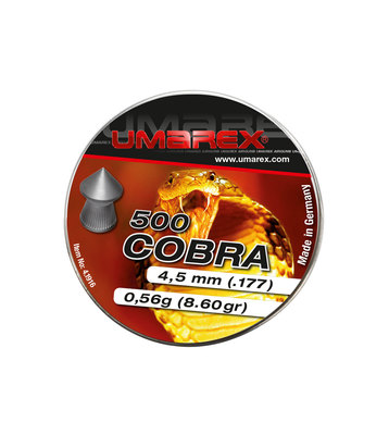Umarex Cobra Diabolo, 4,5mm, Spitzkopf geriffelt 0,56g 500 stk. in der Dose 