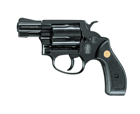 Smith&Wesson Chief Spezial 9mm R.K. 5Schuss, Single/ Double Action brüniert 