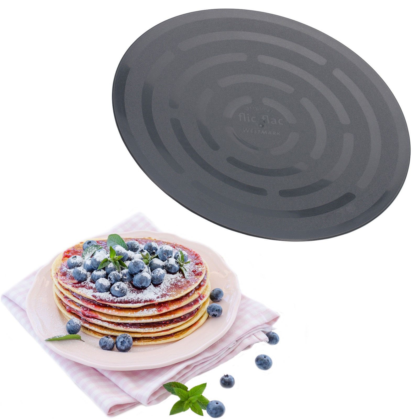 Pfannkuchen- / Omelettwender   Flic-Flac    praktischer Helfer, der sicherstellt, dass die  Pfannkuchen beim Wenden nicht auseinanderfallen